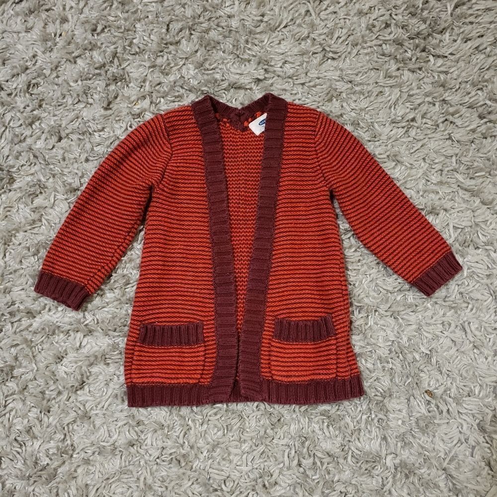 Old Navy Girls knitted front open cardigan